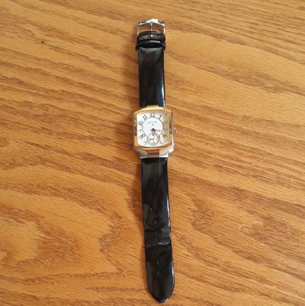 Philip Stein Gold And White Watch With Elegant Design